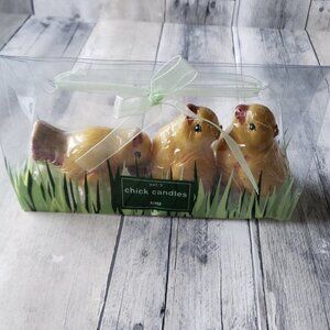 (Set of 3) Tag Chick Candle Wax Burning Candles